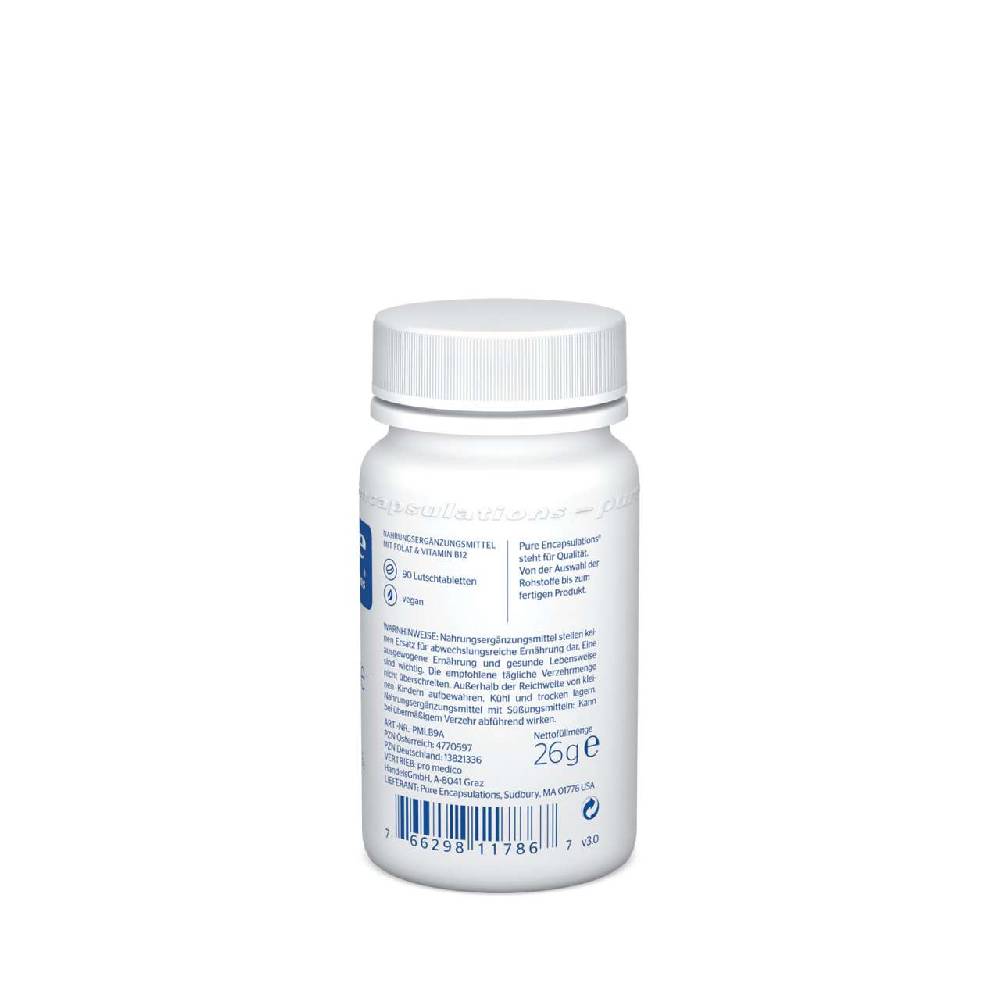 pure-encapsulations Pure Encapsulations B12 Folate - Methylcobalamin Lozenges Auslauf