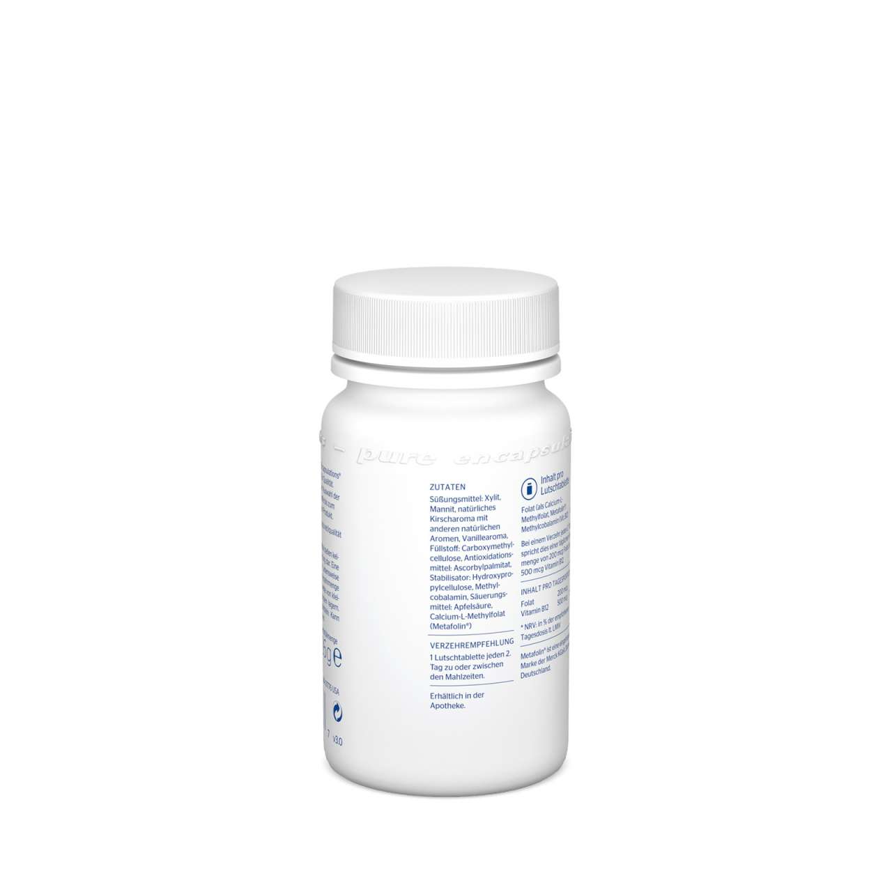 pure-encapsulations Pure Encapsulations B12 Folate - Methylcobalamin Lozenges Auslauf