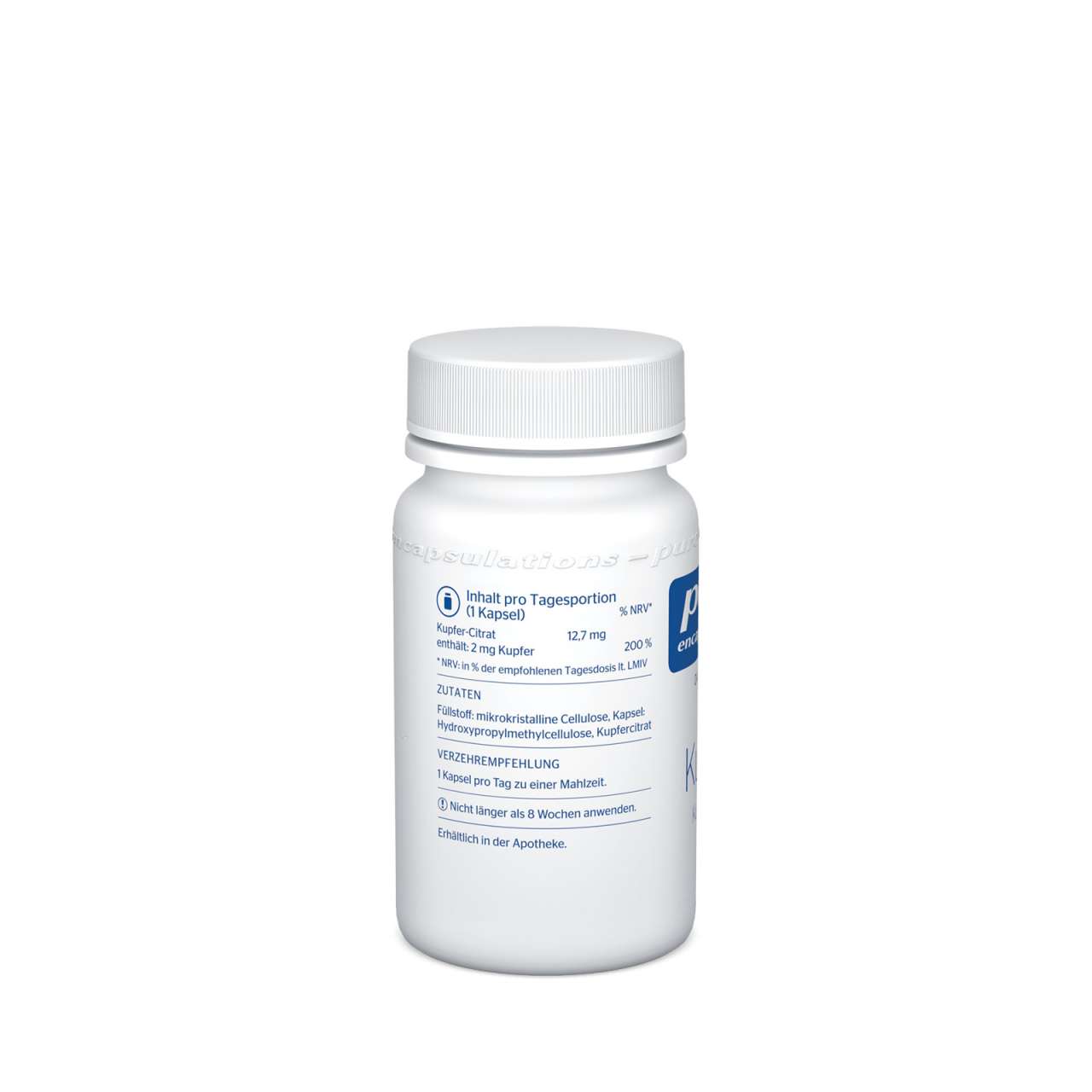 pure-encapsulations Pure Encapsulations Copper Capsules (Copper Citrate) 2mg - without Gelatine Angebote
