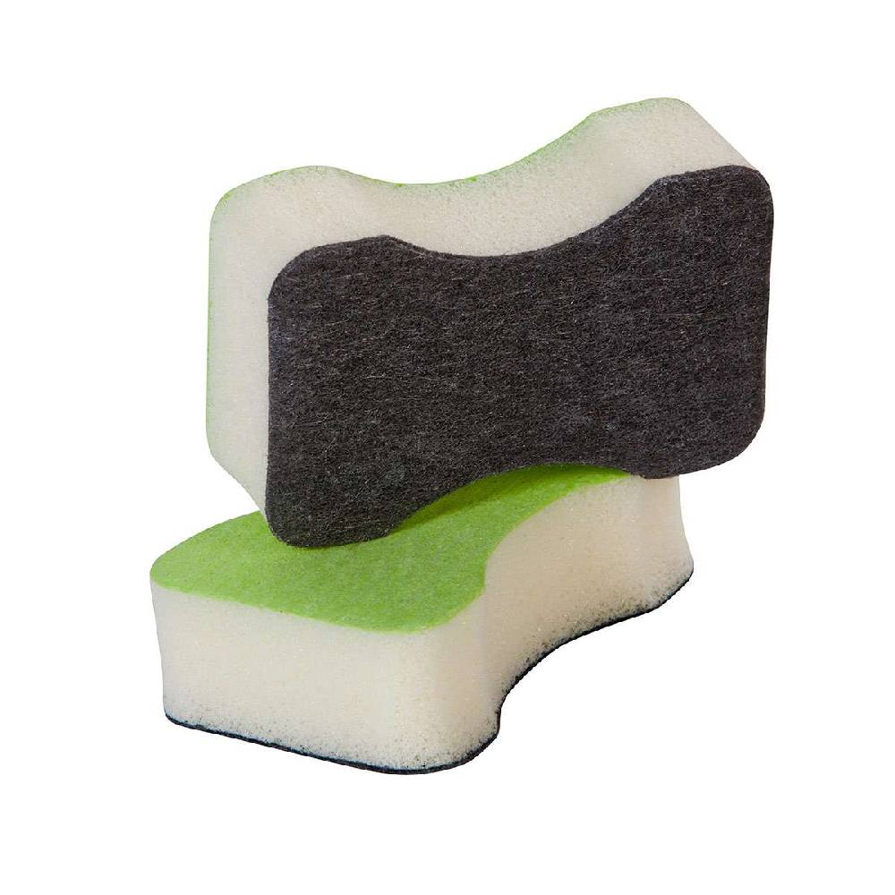 alma-win AlmaWin Eco Scouring Sponge with Steel Wool & Nut Soap Super Sparpreis