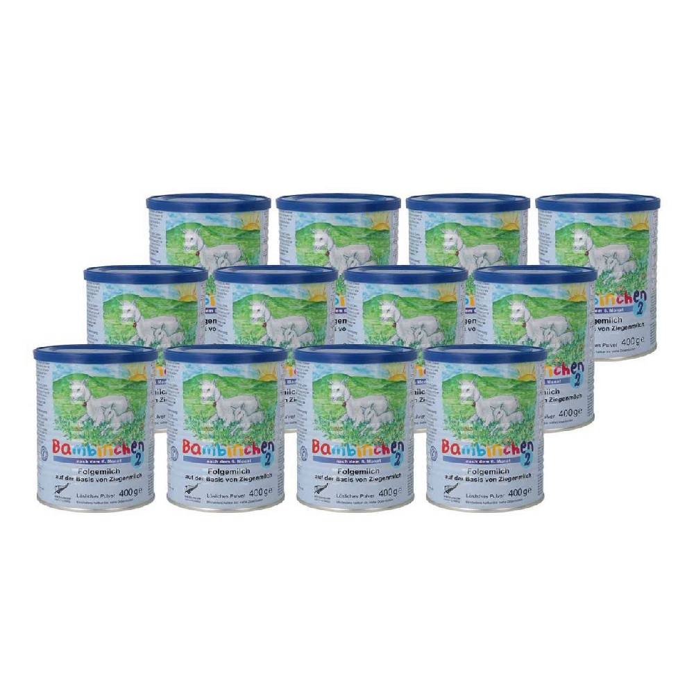 blauer-planet Bambinchen 2 Infant Formula 12 x 400 gr Exklusivangebot