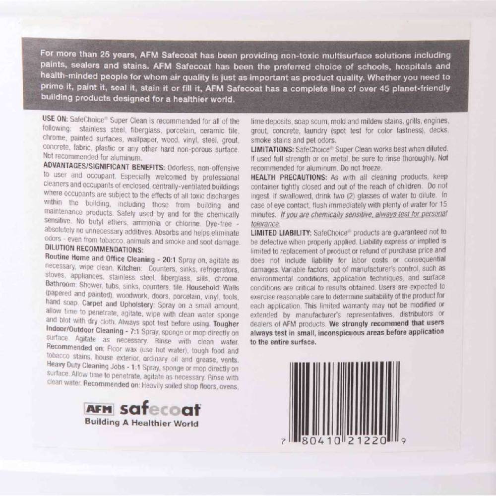 afm Super Clean All Purpose Cleaner and Degreaser Clearance-Verkauf
