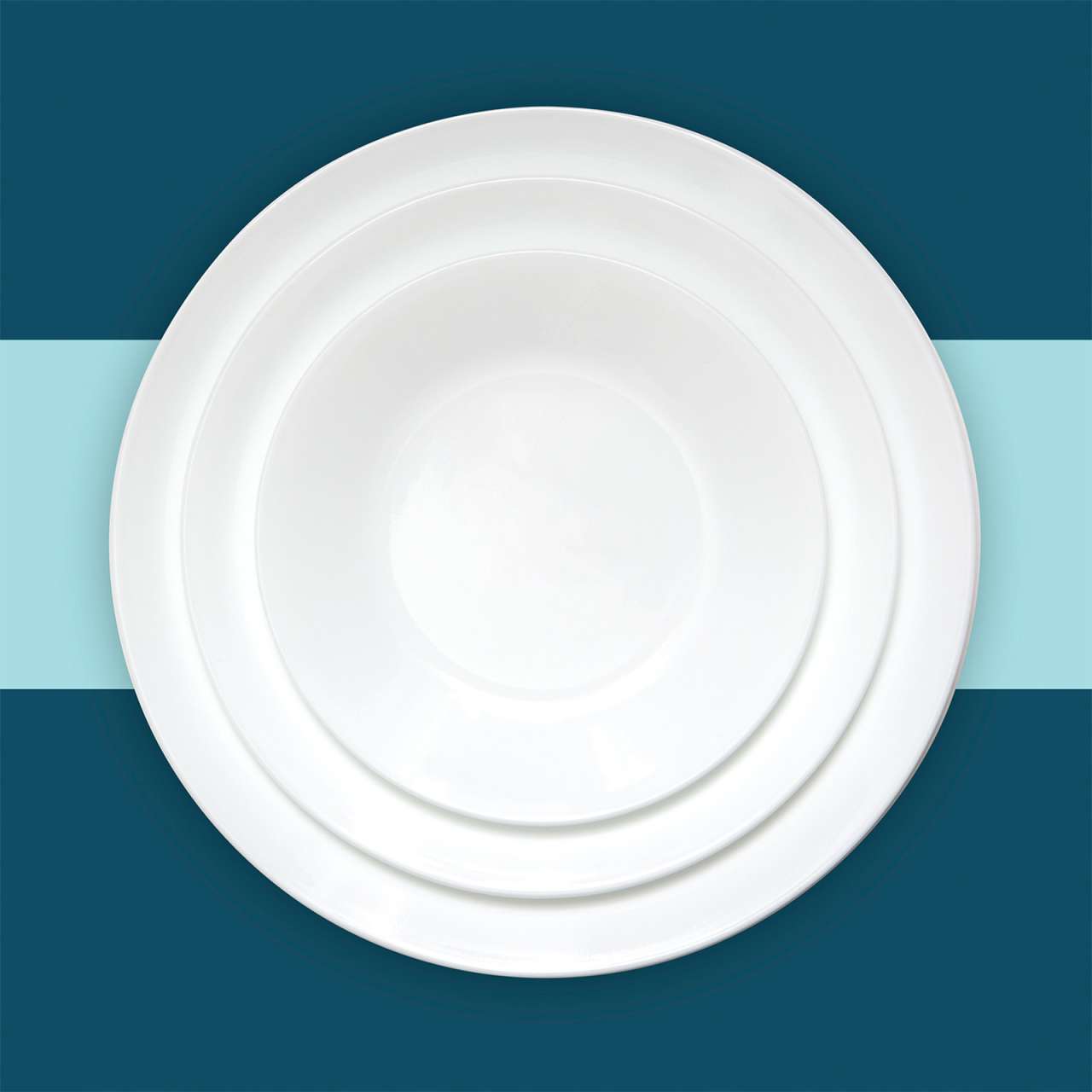 corelle Small plate white with wave edge Sonderangebot