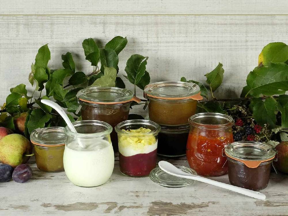 weck WECK tumblers with lid 3/4 litre in a 6 piece economy pack Vatertagsangebot