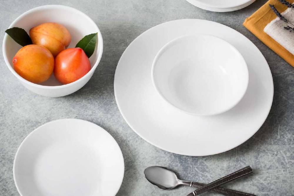 corelle Corelle glass cake plate - white, scratch and heat resistant up to 176° C Super Sparpreis