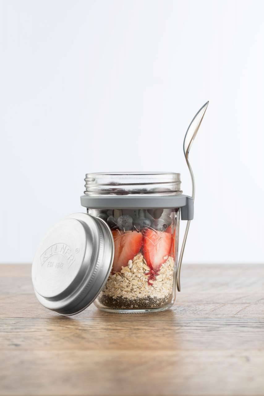 listing/manufacturer/sSupplier/312 Kilner breakfast glass to go with spoon, 0,35 l Nur für heute