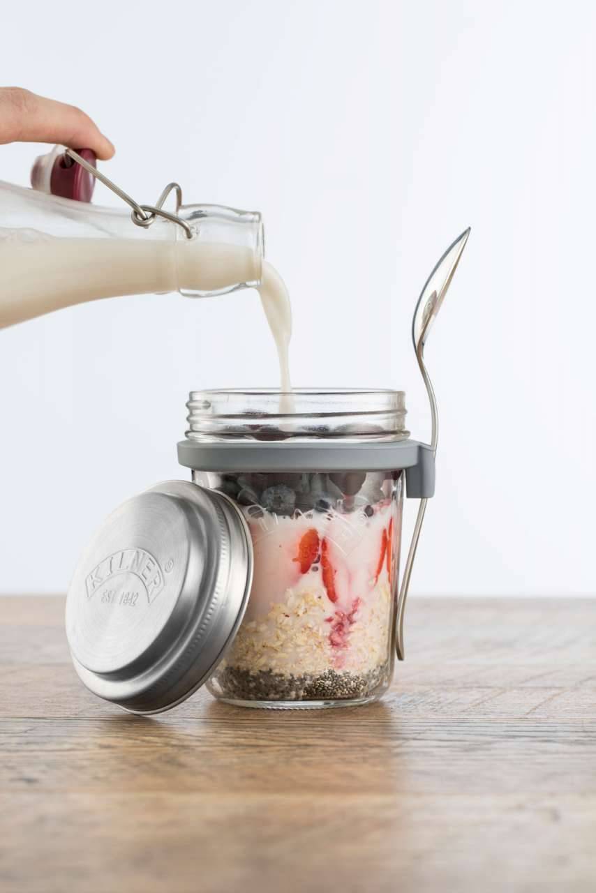 listing/manufacturer/sSupplier/312 Kilner breakfast glass to go with spoon, 0,35 l Nur für heute