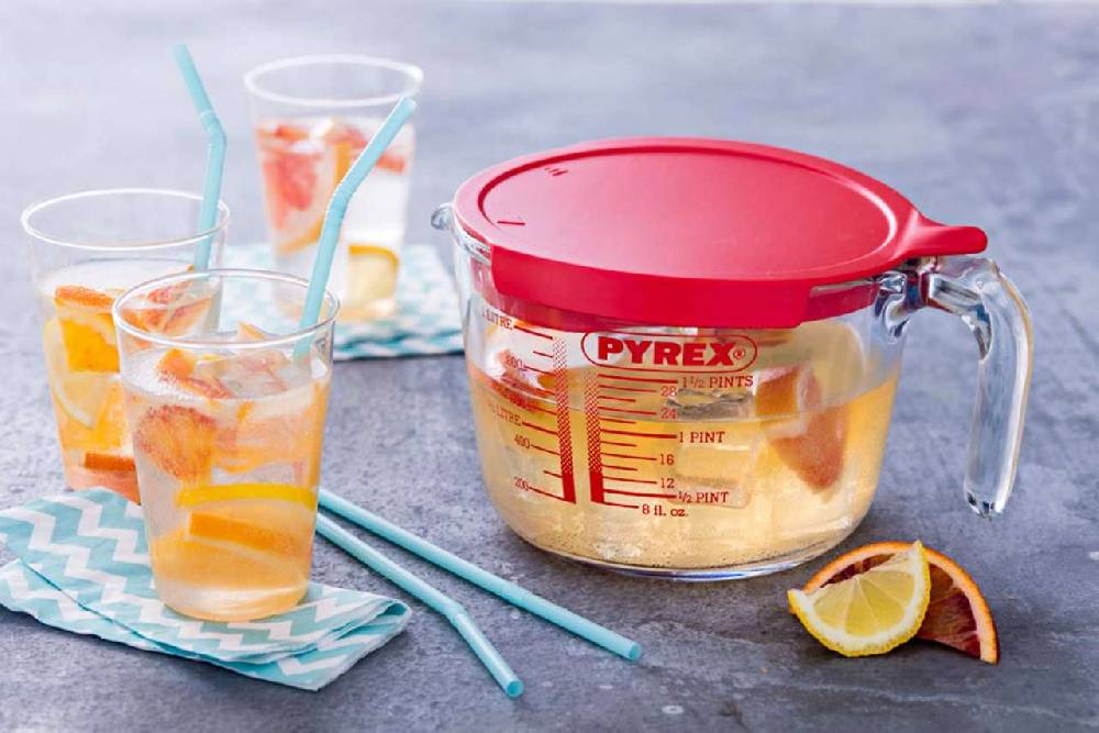 pyrex Pyrex measuring cup glass 1l made of borosilicate glass with handle and lid Discount Store für neue Produkte