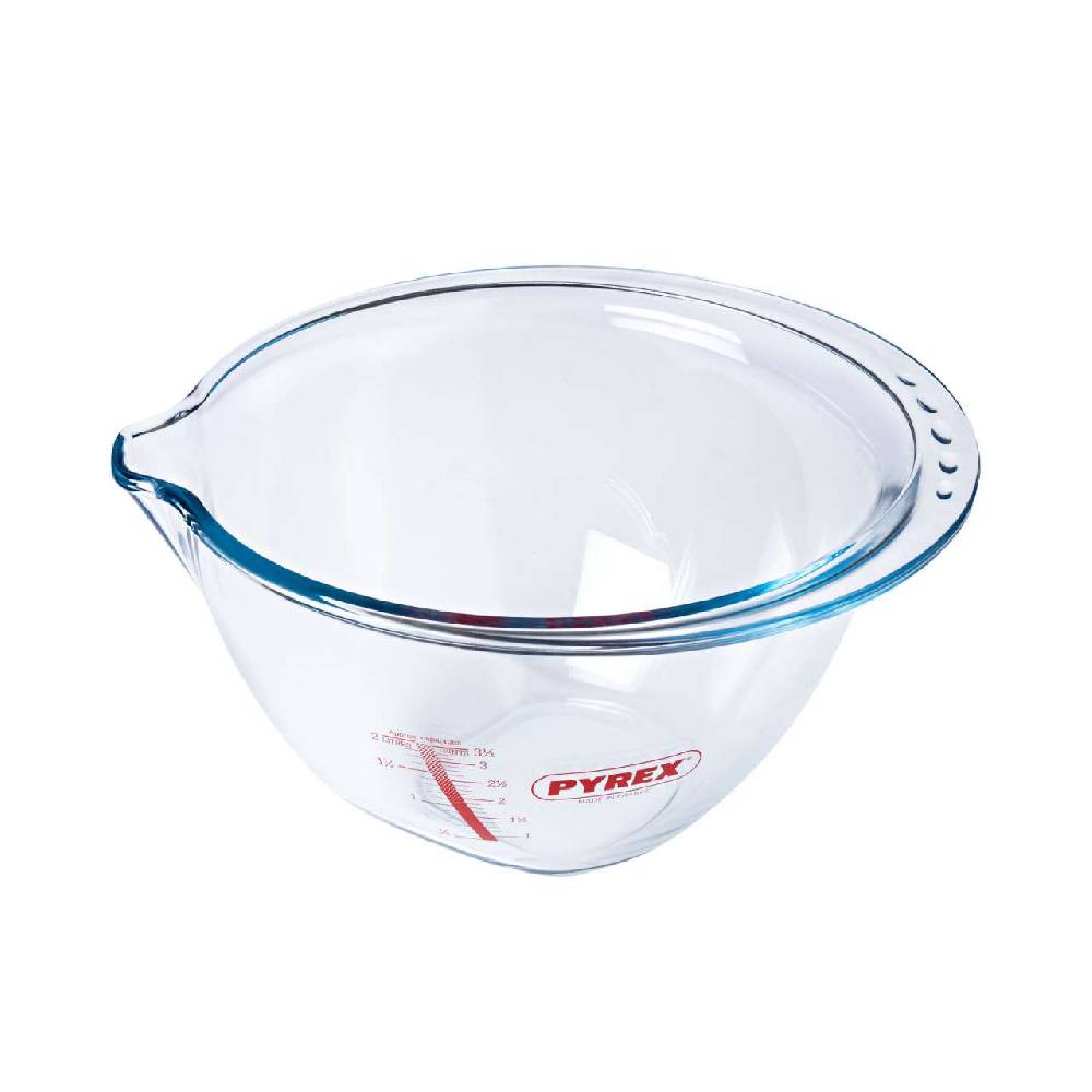 pyrex Pyrex bowl made of thick-walled borosilicate glass with wide spout & handle Nur noch ein Tag übrig