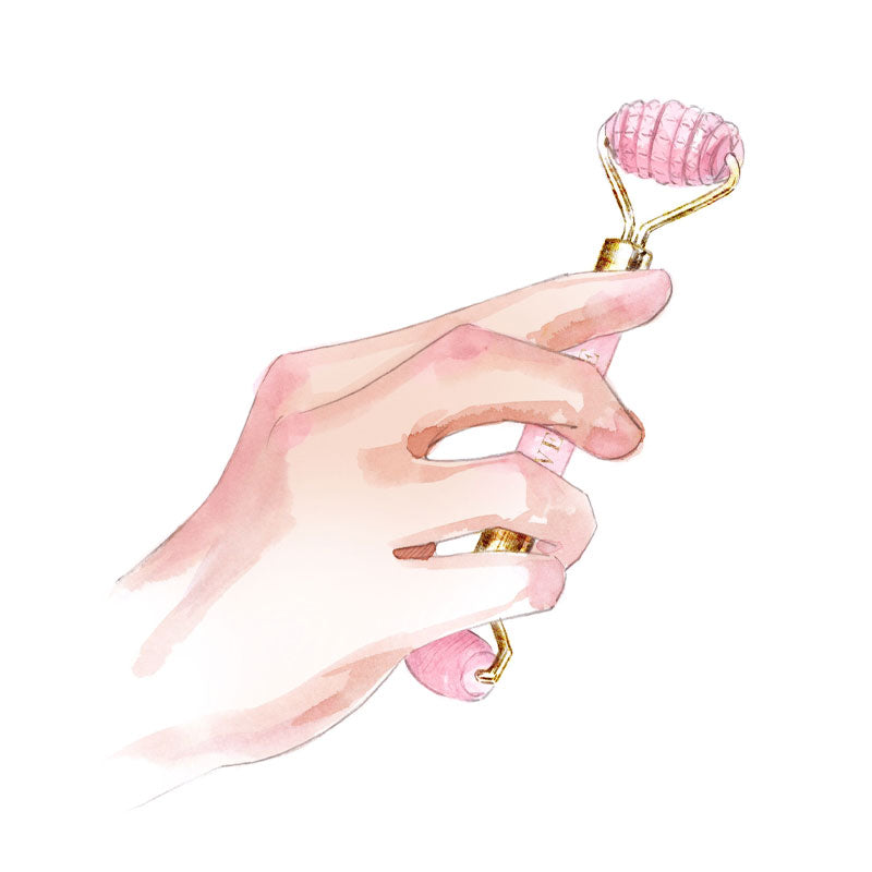 Love Rose Cosmetics Rosenquarz Massageroller Online