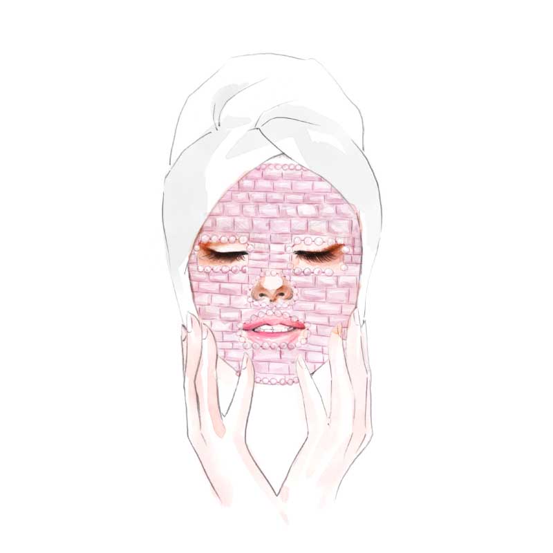 Love Rose Cosmetics Rosenquarz Face Mask Auslauf