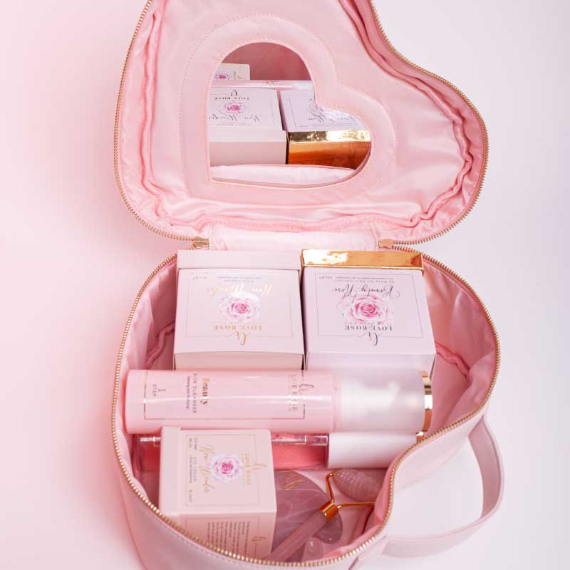 Love Rose Cosmetics Kosmetiktasche Herz Schlussverkauf