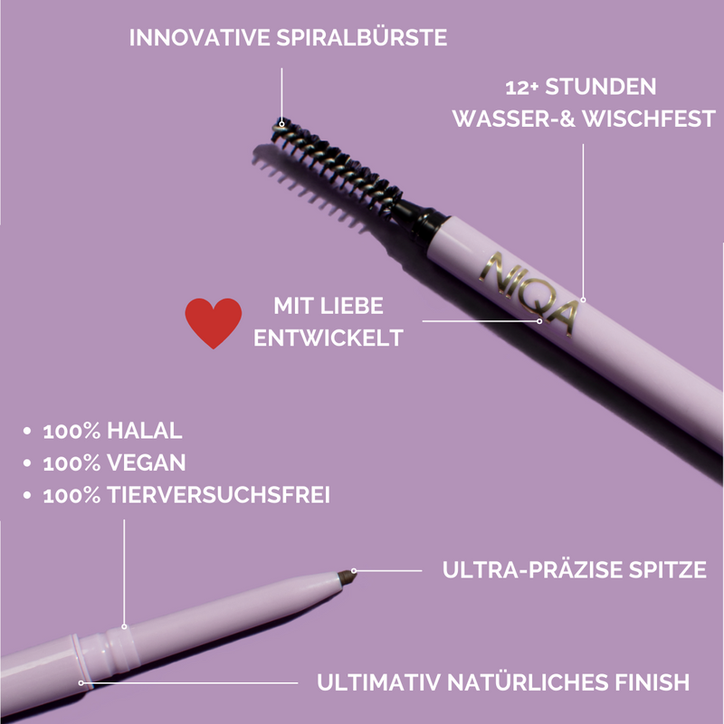 Niqa Cosmetics EYELINER-BROWLINER DUO SET Riesige Rabatte