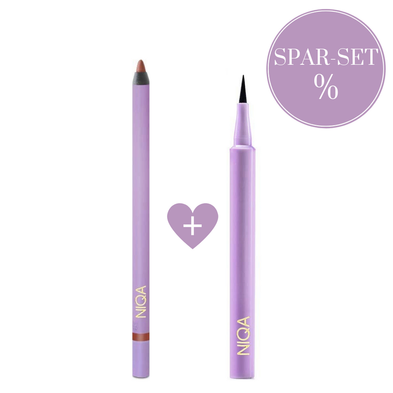 Niqa Cosmetics EYELINER-LIPLINER DUO SET Begrenzt auf 3 Tage