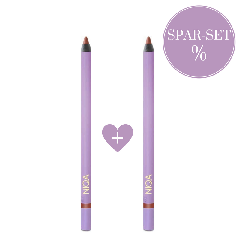 Niqa Cosmetics Lipliner Toffee Duo Set Im Verkauf