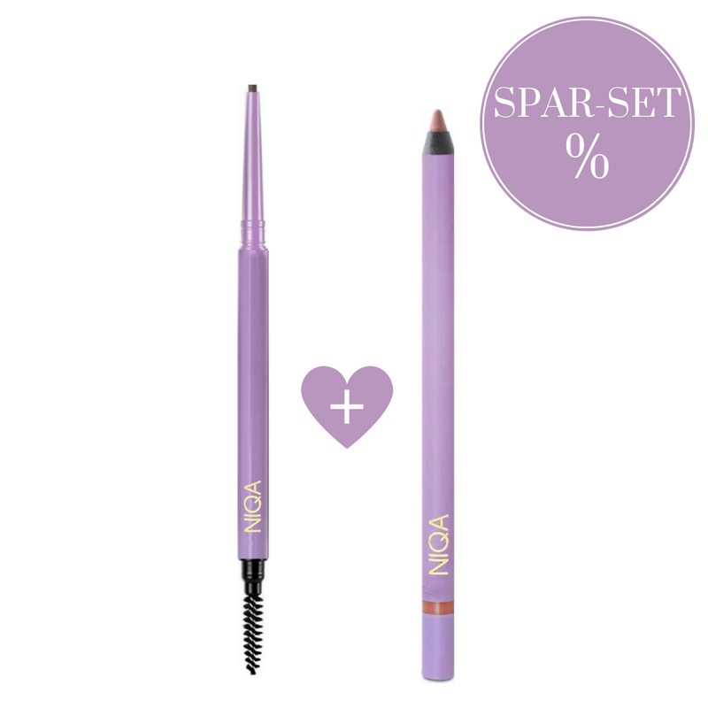 Niqa Cosmetics LIPLINER-BROWLINER DUO SET Schlussverkauf