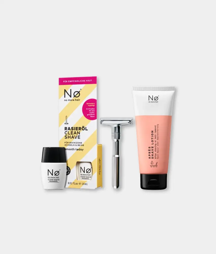 Nø Cosmetics shaved tøday Rasierset mit Rasieröl zollfrei