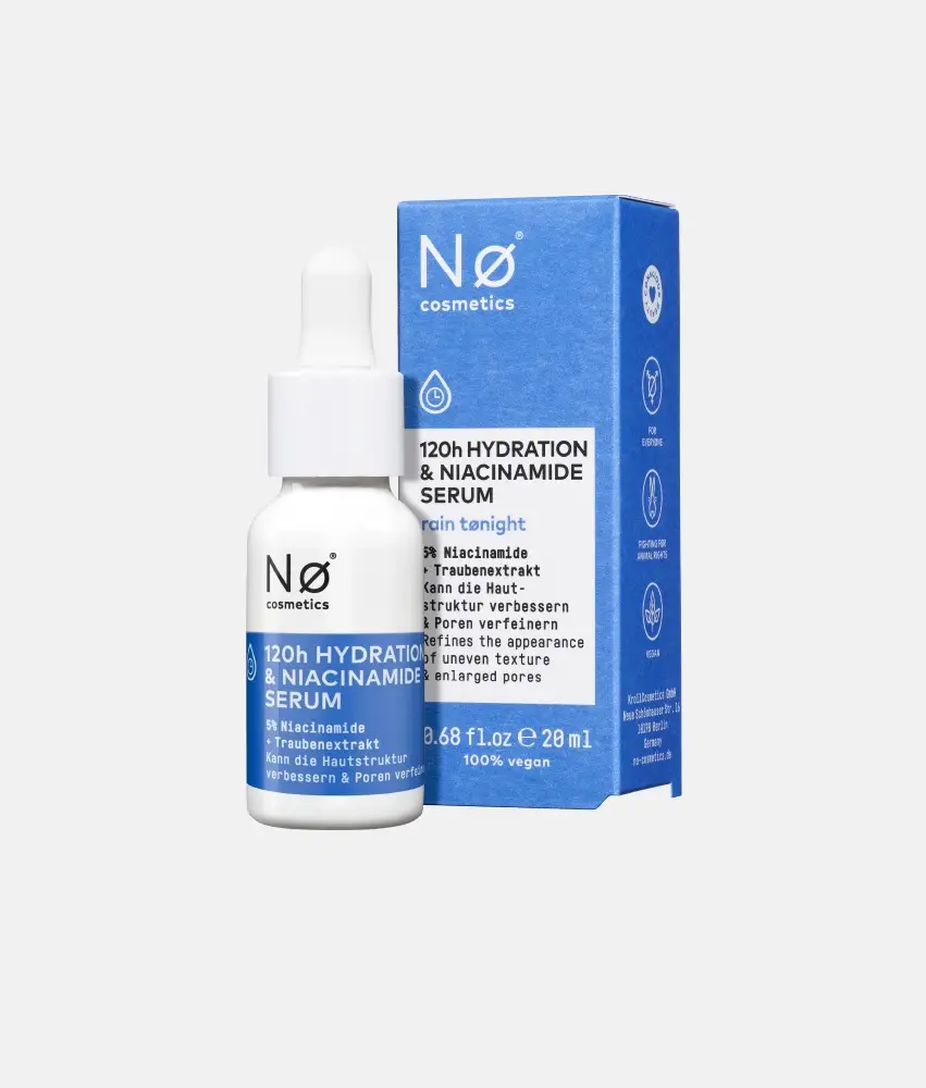 Nø Cosmetics rain tønight 120h Hydration & Niacinamide Serum Blitzverkäufe