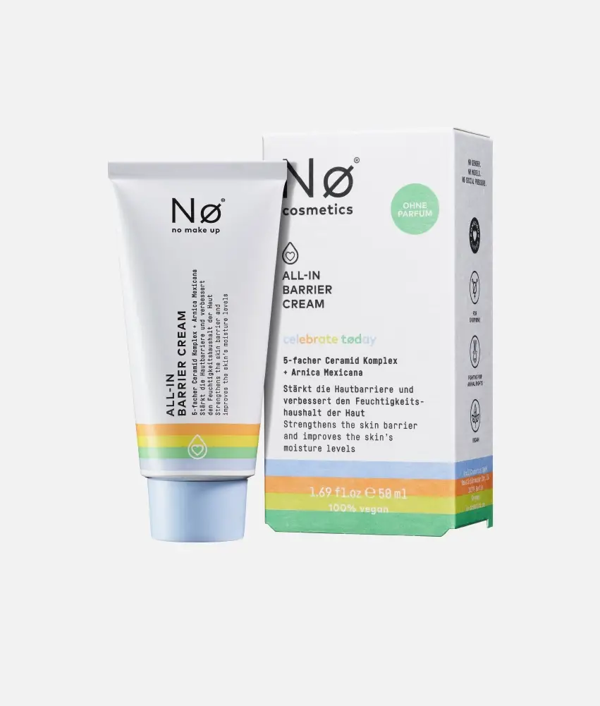 Nø Cosmetics celebrate tøday ALL-IN Barrier Cream Sonderangebot