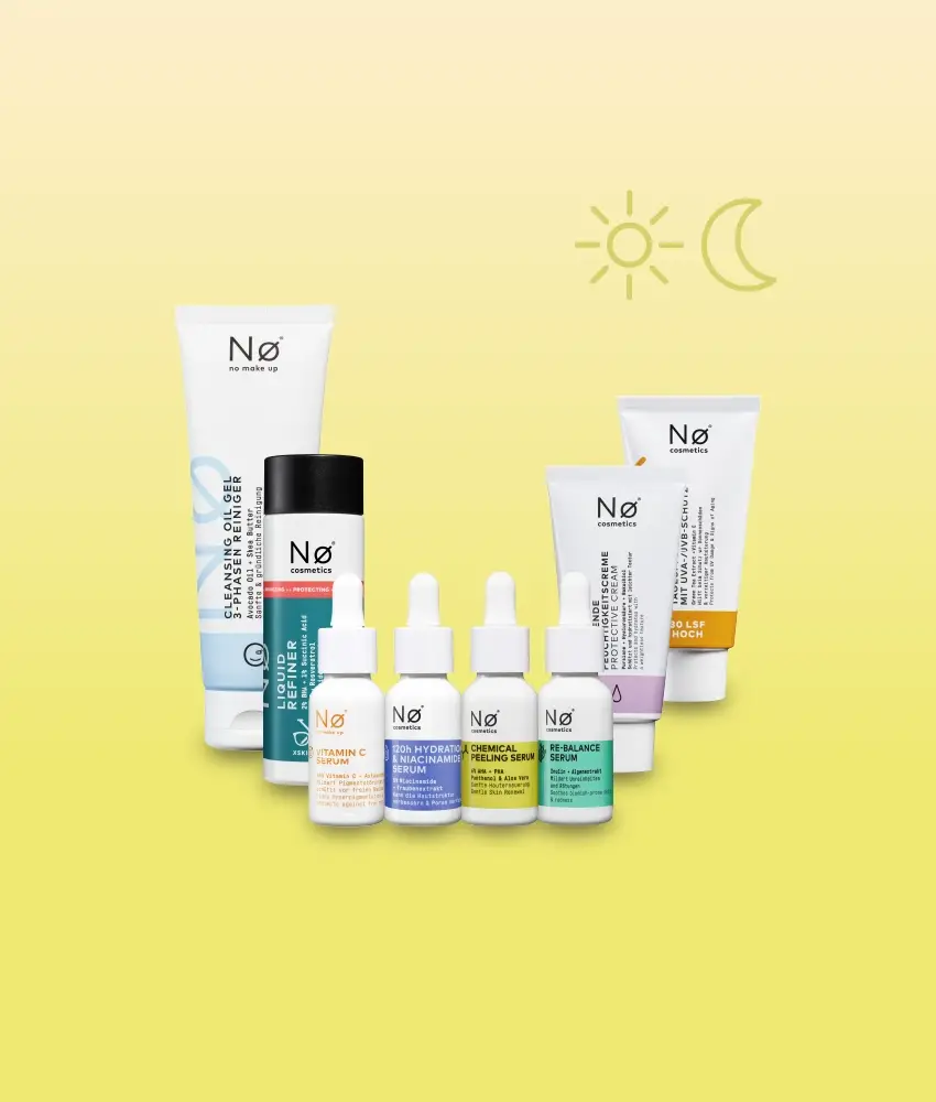 Nø Cosmetics Dehydrierte Haut mit Unreinheiten Day & Night Routine Osterangebot