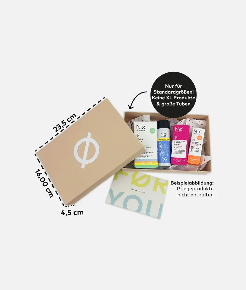 Nø Cosmetics wrapped tøday (Produkte nicht enthalten) Geschenkbox Lagerräumung