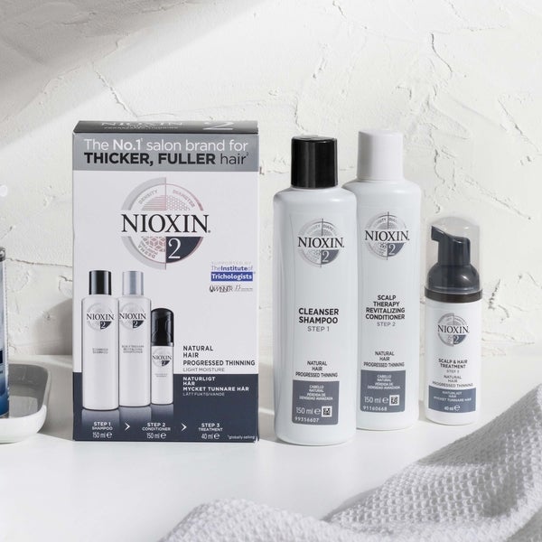 NIOXIN 3-Part System 2 Trial Kit for Natural Hair with Progressed Thinning Hotsell