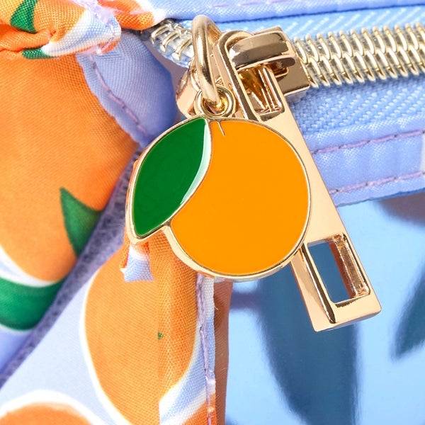 The Flat Lay Co. Open Flat Makeup Jelly Box Bag - Mediterranean Oranges Bestseller