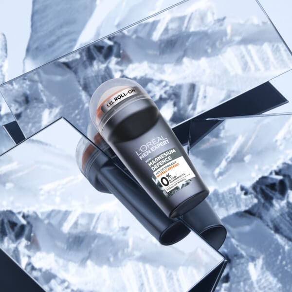 L'Oréal Paris Men Expert Magnesium Defence Hypoallergenic 48 Hour Roll-On Deodorant 50ml Clearance-Verkauf