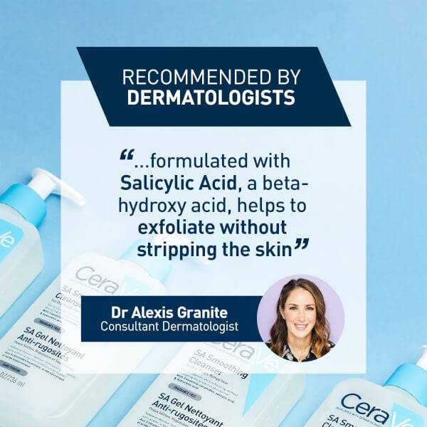 CeraVe SA Smoothing Cleanser with Salicylic Acid for Dry, Rough & Bumpy Skin 236ml Online Outlet