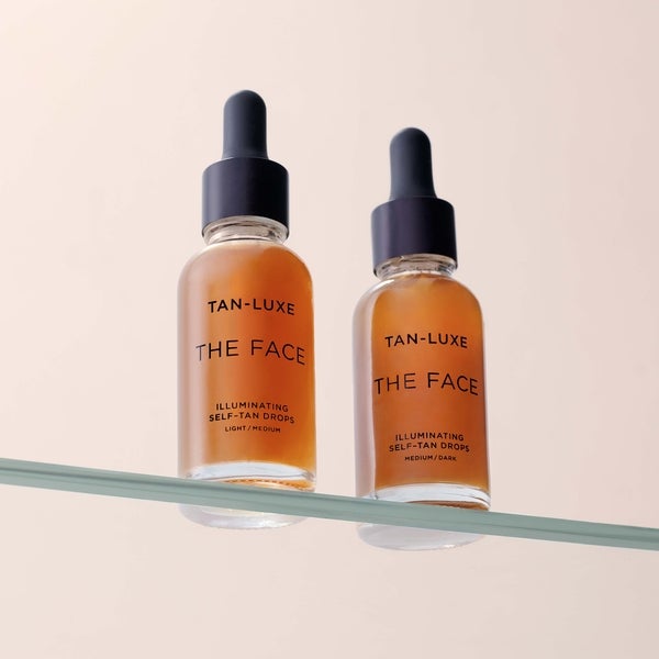 Tan-Luxe The Face Illuminating Self-Tan Drops 30ml - Medium/Dark Vierteljährliche Förderung