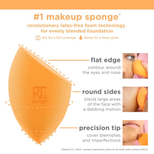 Real Techniques 4 Miracle Complexion Sponges Riesige Rabatte