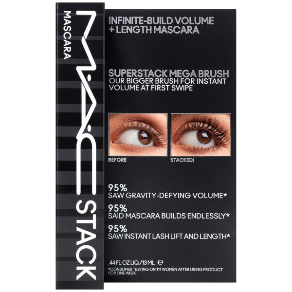 MAC Stack Mascara - Black 12ml Heißer Verkauf