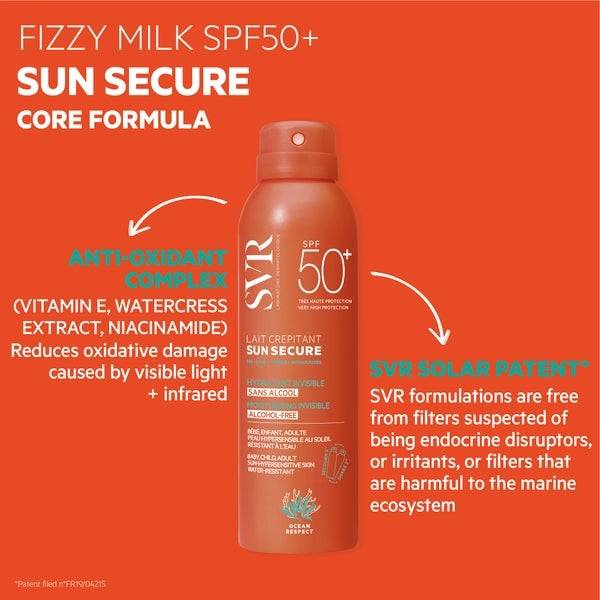 SVR Sun Secure Crackling Milk SPF50+ 200ml Sonderangebot der Fabrik