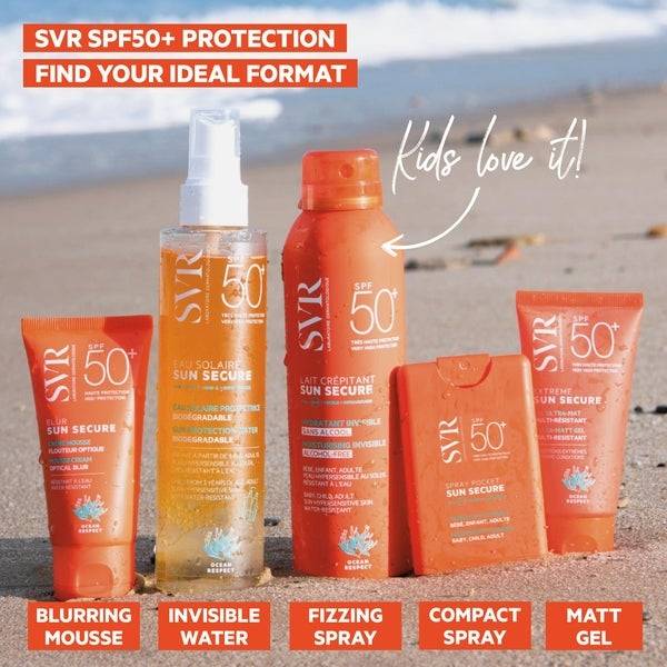SVR Sun Secure Crackling Milk SPF50+ 200ml Sonderangebot der Fabrik
