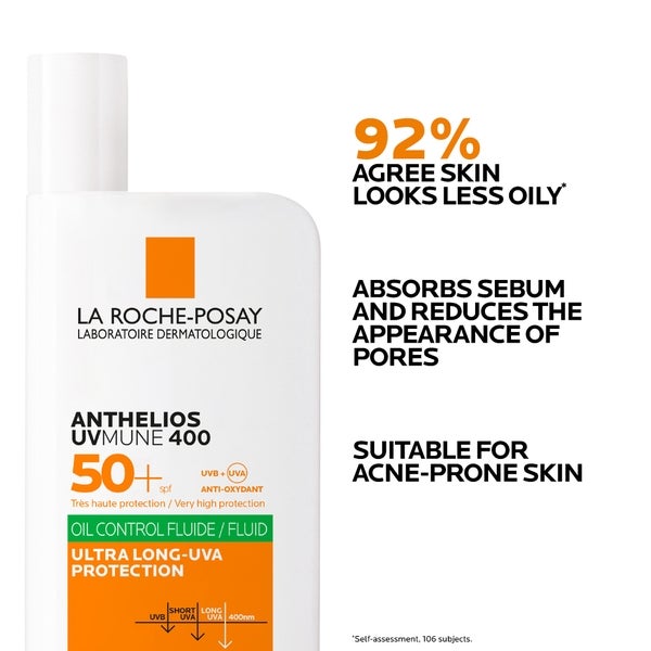 La Roche-Posay Anthelios Oil Control Fluid SPF50+ for Oily Blemish-Prone Skin 50ml Speichern exportieren
