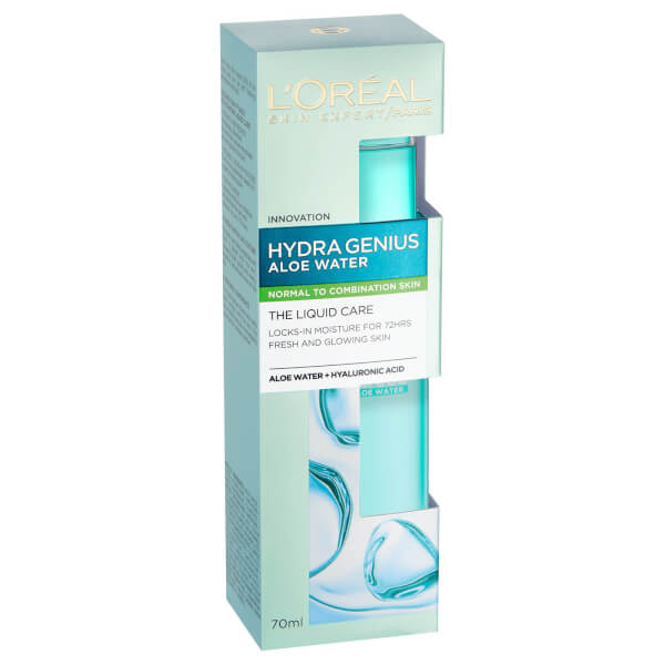L'Oréal Paris Hydra Genius Liquid Care Moisturiser for Normal Combination Skin 70ml 2 Pack Exclusive zollfrei