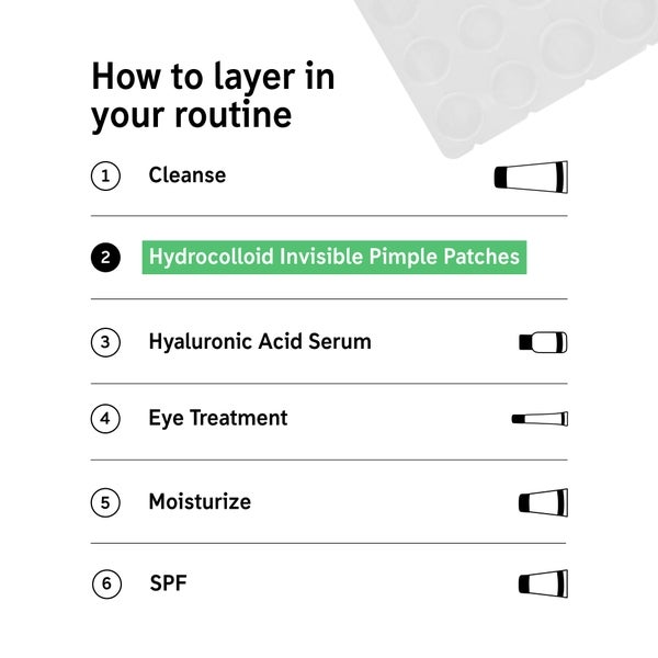 The INKEY List Hydrocolloid Invisible Pimple Patches Limitierter Zeitrabatt