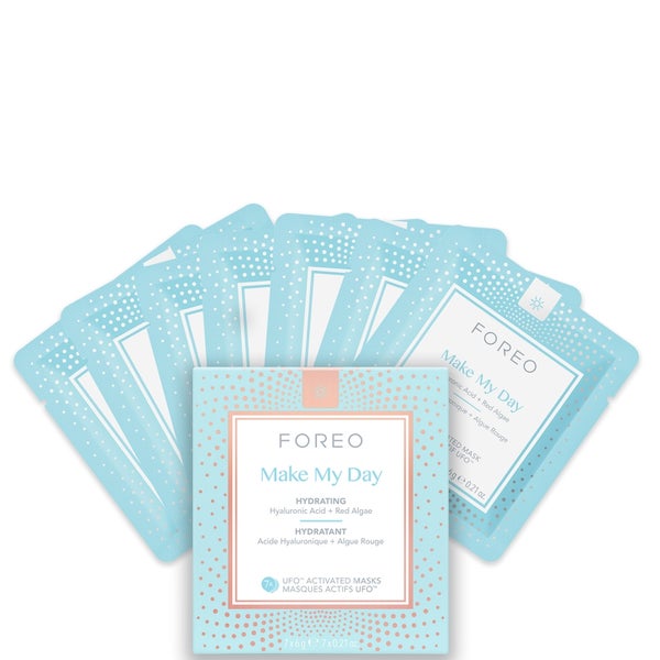 FOREO Make My Day UFO/UFO Mini Anti-Pollution and so Hydrating Face Mask (7 Pack) Zeitbegrenzte Promotion