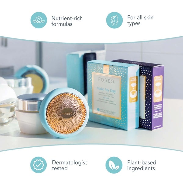 FOREO Make My Day UFO/UFO Mini Anti-Pollution and so Hydrating Face Mask (7 Pack) Zeitbegrenzte Promotion