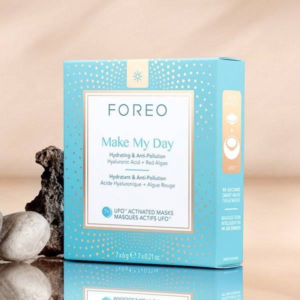 FOREO Make My Day UFO/UFO Mini Anti-Pollution and so Hydrating Face Mask (7 Pack) Zeitbegrenzte Promotion