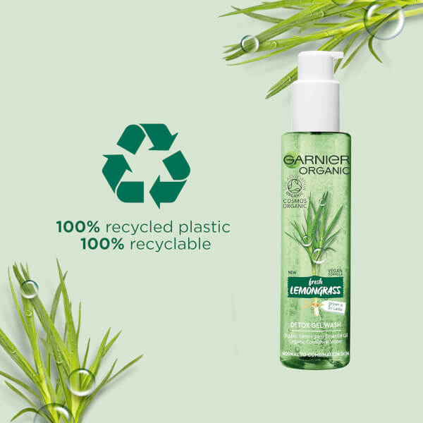 Garnier Organic Lemongrass Gel Wash 150ml Online