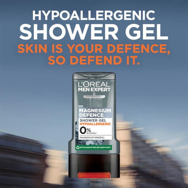 L'Oréal Paris Men Expert Magnesium Defence Shower Gel 300ml Lagerräumung