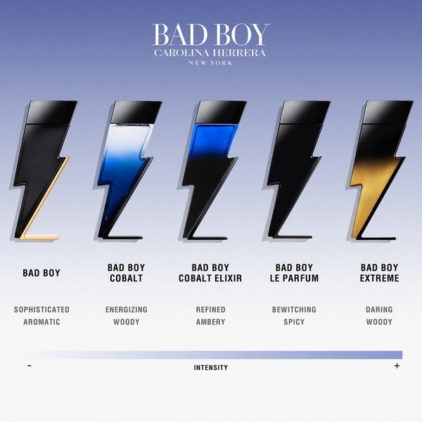 Carolina Herrera Bad Boy Cobalt Elixir Eau de Parfum Elixir 100ml Kostenlose Rückgabe