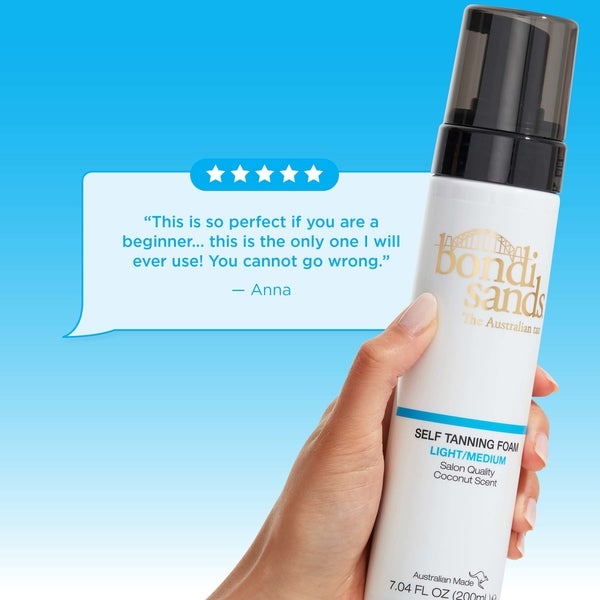 Bondi Sands Self Tanning Foam 200ml - Light/Medium Saisonale Angebote