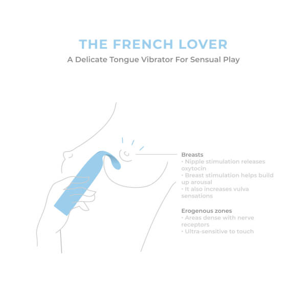 Smile Makers The French Lover Tongue Vibrator 50% Rabatt mit kostenlosem Versand