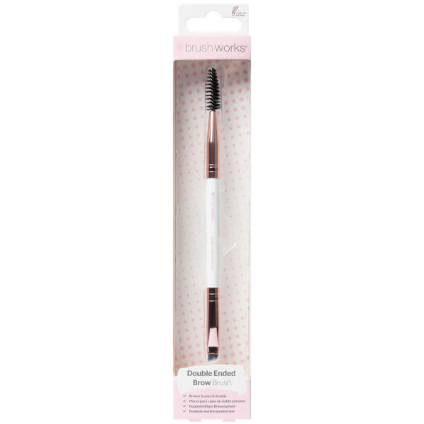 Brushworks Weiß und Gold Braue Duo Pinsel Fabrikverkauf