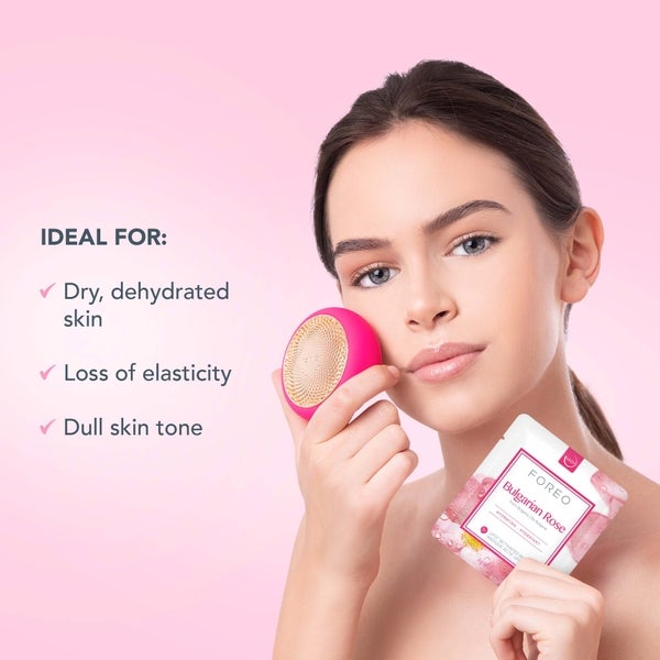 FOREO Bulgarian Rose UFO Moisture-Boosting Face Mask (6 Pack) Meist gekauft