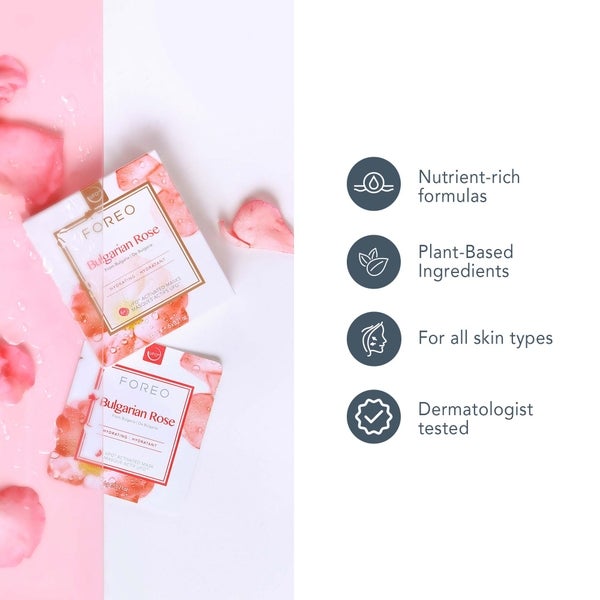 FOREO Bulgarian Rose UFO Moisture-Boosting Face Mask (6 Pack) Meist gekauft