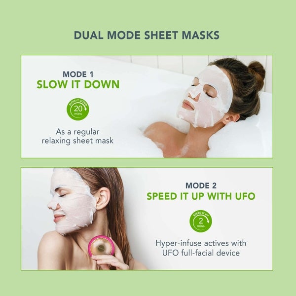 FOREO Green Tea Purifying Sheet Face Mask (3 Pack) Günstiger Verkauf