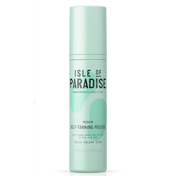 Isle Of Paradise Medium Self-Tanning Mousse and Double Sided Mitt Bundle Fabrikverkauf